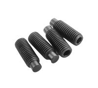 M3 M4 M5 M6 M8 M10 M12 Grade 12.9 Steel Head Hex Hexagon Socket Set Screw with Dog Point Grab Grub Convex End Bolt DIN915(M8x16mm (5pcs))