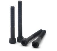 M3 M4 M5 M6 M8 M10 M12 Half Thread Hex Socket Cap Head Bolt DIN912 Grade 12.9 Carbon Steel Extended Length Cup Screw(250mm,M10 x 1pcs)