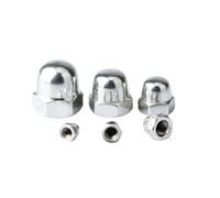 M3 M4 M5 M6 M8 M10 M12 M14 Hexagon domed cap nuts 304 stainless steel Acorn Nuts Ball head cap nut 4-50PCS(M4-50pcs)