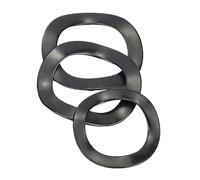 M3 M4 M5 M6 M8 M10 M12 M14 M16 M17 M19-M118 90-10pcs 65# Mangnese Steel Wave Washer 3/5/6 Wave Crest Type Gasket Spring Washer(17x23x0.3,30pcs)
