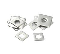 M3 M4 M5 M6 M8 M10 M12 M14 M16 M18 M20 DIN436 304 Stainless Steel Flat Washer Thicken Square Gasket Curtain Wall Shim Metal Ring(M12x50x2mm (1pc))