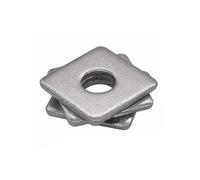 M3 M4 M5 M6 M8 M10 M12 M14 M16 M18 M20 DIN436 304 Stainless Steel Flat Washer Thicken Square Gasket Curtain Wall Shim Metal Ring(M8x20x2 5Pcs)