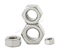 M3 M4 M5 M6 M8 M10 M12 M14 M16 Pitch 0.35 0.5 0.75 1 1.25 1.5mm 304 Stainless Steel Thread Hex Hexagon Nut For A2-70 Bolts Washers(10pcs M4x0.5mm)