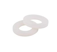 M3, M4, M5, M6, M8, M10, M12, M16 Natural Metric Flat Nylon 6 Plastic Form A WASHERS DIN 34815 - by Pentech Moulding Co Ltd (4mm Nylon 6 Plastic WASHERS - 100 Pieces)