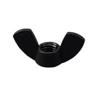 M3 M4 M5 M6 M8 M10 M12 Nylon Wing Nut Black Plastic Ingot for Installation of Bolts and Screws 1/10/50/100pcs(10pcs,M3)