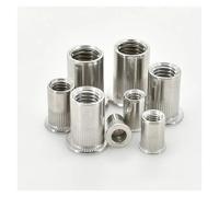 M3 M4 M5 M6 M8 M10 M12 Rivet Nuts Expansion Metal Petal Shape Insert Nut Nutsert Inserts Panel Locking Clamp Rivnut Insertnut(Stainless Steel Flat,M3 (30Pcs))