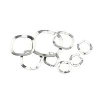 M3 M4 M5 M6 M8 M10-M51 304 Stainless Steel Bearing Shafts Three Wave Crest Type Spring Washer Gasket Wave Washer(M41x51x0.5(2pcs))