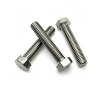 M3/M4/M5/M6/M8/M10 TC4 titanium alloy external hexagon screw, Gr5 GB5783 titanium bolt(M4x14mm,5 Pieces)