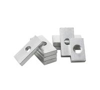 M3 M4 M5 M6 M8 Rectangular Nuts Thin Slider Block Nuts Zinc-Plated Carbon Steel Aluminum Profile Accessory 10-50Pcs(10pcs- M3x10x5.5x2mm)