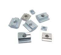 M3 M4 M5 M6 M8 T-Track sliding Hammer head nut T Block Square Nuts for Fastener Aluminum profile 2020 3030 4040 4545(20-M3 50pcs)