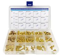 M3 M4 M5 Phillips Brass Countersunk Head Machine Screws Nuts Washers Assortment