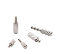 M3 M4 X 6 10 16mm Stainless Steel Small Head Straight Knurled Bolt Thumb Screw Long Handle Cylindrical Screws Hand 5-20pcs(20pcs,M4x16mm)