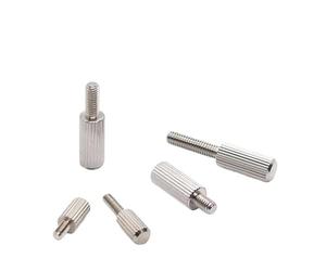 M3 M4 X 6 10 16mm Stainless Steel Small Head Straight Knurled Bolt Thumb Screw Long Handle Cylindrical Screws Hand 5-20pcs(20pcs,M3x6mm)