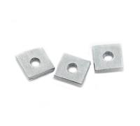 M3-M8 Zinc Plated Steel DIN562 Thin Quadrangle Block Square Nuts Easy Install(M5x12x12x3-10pcs)