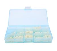 M3 Nylon Screw Nut Washer Standoff Assortment Kit, 310pcs Hardware Set, High Precision Threaded Fasteners with Male Female Standoffs, Durable Plastic Box for Electronics DIY Projec (White-M3 nylon