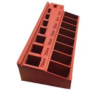 M3 Screw Sorter Nut Bolt Bearing Screw Length Sorting Tray Portable Tray for Workshop Garage Workshop