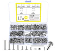 M3 Screws Set, 900 Pcs Nuts and Bolts Set, Hex Socket Head Cap Bolts and Nuts, H