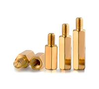 M3 Thread 6mm,80mm 5pcs Hex Brass Male Female Standoff Board Stud Metric Hexagon Threaded Pillar PCB Motherboard Spacer Bolt Screw