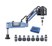 M3 to M16 Tapping Machine Flexible Arm 360° Universal Electric Tapper 0-375rpm with 8 PCS ISO Collets
