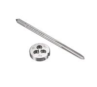 M3 x 0.5mm Metric Tap and Die Set, Machine Thread Screw Tap with Round Threading Die, Tap & Die Kit for Nut Screw Bolt Thread Repair