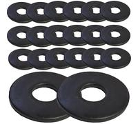 M3 x 12mm Black Penny Washers Stainless Steel Blackened Washer for M3 M4 M6 M8 M10 M12 Screws (Pack of 20)