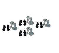 M3 x 18mm Round Head TV Stand Bracket Mounting Screws for Bush DLED43UHDHDRSC Smart 4K Ultra HD LED (Pack of 4)