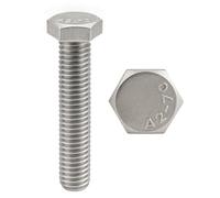 M3 x 25mm Stainless Steel Fully Threaded Hex Head Screws (M3x25) - A2 (304) Stainless Steel - Screw Head H (TH) - DIN 933 - Pack of 100 ProRaje