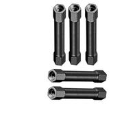 M3 x 48mm Hex Aluminum Standoff Spacer Column, Hexagonal Connecting Column, for Drone Quadcopter, RC Aircraft, DIY Models Nut, Black - (5 Pcs)