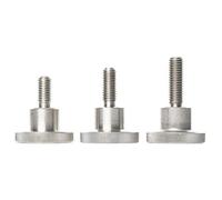M3 x 5 Stainless Steel Knurled Thumb Screws Hand Grip Knob Bolts DIN 464-4 Pack