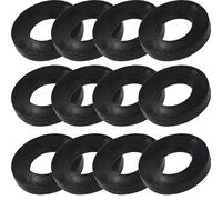 M3 x 5mm Black Nylon Spacers Standoff Washers, Pack of 12 - Cylindrical Insulating Plastic Bushing for PCB, Electronics, Motherboard, Robotics & DIY