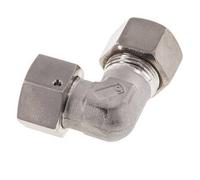 M30x2 x 20S Stainless steel Adjustable 90 deg Elbow Compression Fitting with Sealing cone and O-ring 400 Bar DIN 2353