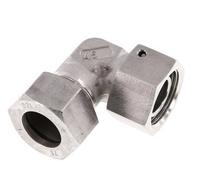 M30x2 x 22L Stainless steel Adjustable 90 deg Elbow Fitting with Sealing cone and O-ring 160 Bar DIN 2353