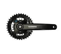 M315 ALTUS 2x7/8S Crankset 36/22 Teeth x 175mm Black