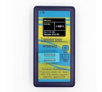 M328 transistor tester with 128x160 color TFT screen, automatic testing of transistor parameters, gate capacitance, and pin configuration (Color)