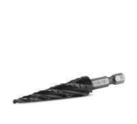 M35 Four Spiral Flute Step Drill Bit, Coated For Hole Drilling In Stainless Steel, Copper, Aluminum, Wood(CG1601-PJ02)