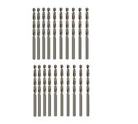 M35 Twist Drill Bits Cobalt Drill Bit Suitable for Drilling in Hard Metal Stainless Steel 20 Pieces,Diameter: 1mm 1.5mm(Diameter: 1mm)