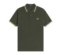 Polo with double piping Fred Perry Vert S