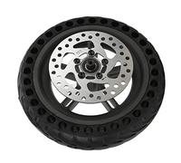 M365 Solid Tyre, Electric Scooter Rear Wheel Set, 8.5 Inch Hub, Honeycomb Tyre, 120mm Brake Disc Set for M365 PRO/PRO2