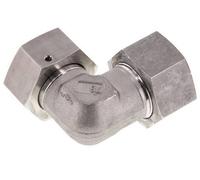 M36x2 x 25S Stainless steel Adjustable 90 deg Elbow Fitting with Sealing cone and O-ring 400 Bar DIN 2353