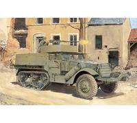 M3A1 Half-Track W/US Armored Infantry 1:35 Plastic Model Kit Dragon Models