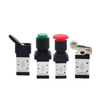 M3B210-08 Two-Position Three-Way Mechanical Valve Pneumatic Stroke Switch Cylinder Roller Button Hand-Tight reversing Valve(M3C110-06)