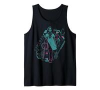 M3GAN This is The Part Where You Run Neon Schematics Tank Top, Men, Black, Medium
