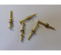 M3X30 BRASS PAN HEAD BOLTS NUTS & WASHERS PACK 0F 5 BRASS SET SCREWS