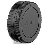 M4/3 Mount Camera Body Cap and Rear Lens Cap Cover Kit for Olympus/Panasonic M4/3 Cameras and Lens,Plastic Lens Rear Covers Camera Sensor Cap