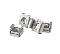 M4 5 6 8 10 12 304 Stainless Steel Square Clip Floating Cage Nut For Server Cabinet Shelf Rack Mount Nuts 1/10PCS(10Pcs M6)