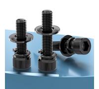 M4*50（25pcs）Hex Socket Head Cap Screw, Hexagon Bolts Washers Assortment Kit ，Machine Screws Set Stainless Steel 18-8 (304),DIN912