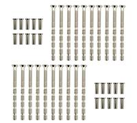 M4 *60mm Bolt Connecting Screws and Sleeve, Male to Female for Door Handle Knobs Escutcheons and Others (40)
