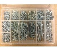 M4 Assorted Bolts Nuts and WASHERS KIT Set Bright ZINC Plated HIGH TENSILE Grade 8.8 DIN 933