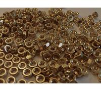 M4 BRASS FULL NUTS SOLID BRASS (4mm NUTS 25-PACK)