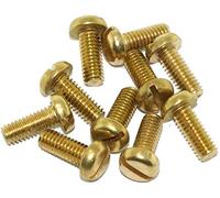 M4 Brass Pan Head Box Lid Screw for Conduit Boxes 30mm,(1,5,10,20,50 Pack) (5)